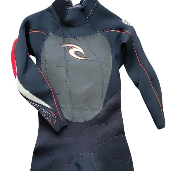 Rip Curl Wetsuit Dawn E3 Patrol Men S Ultimate Sealed Soft Collar Pockets - Picture 3 of 16